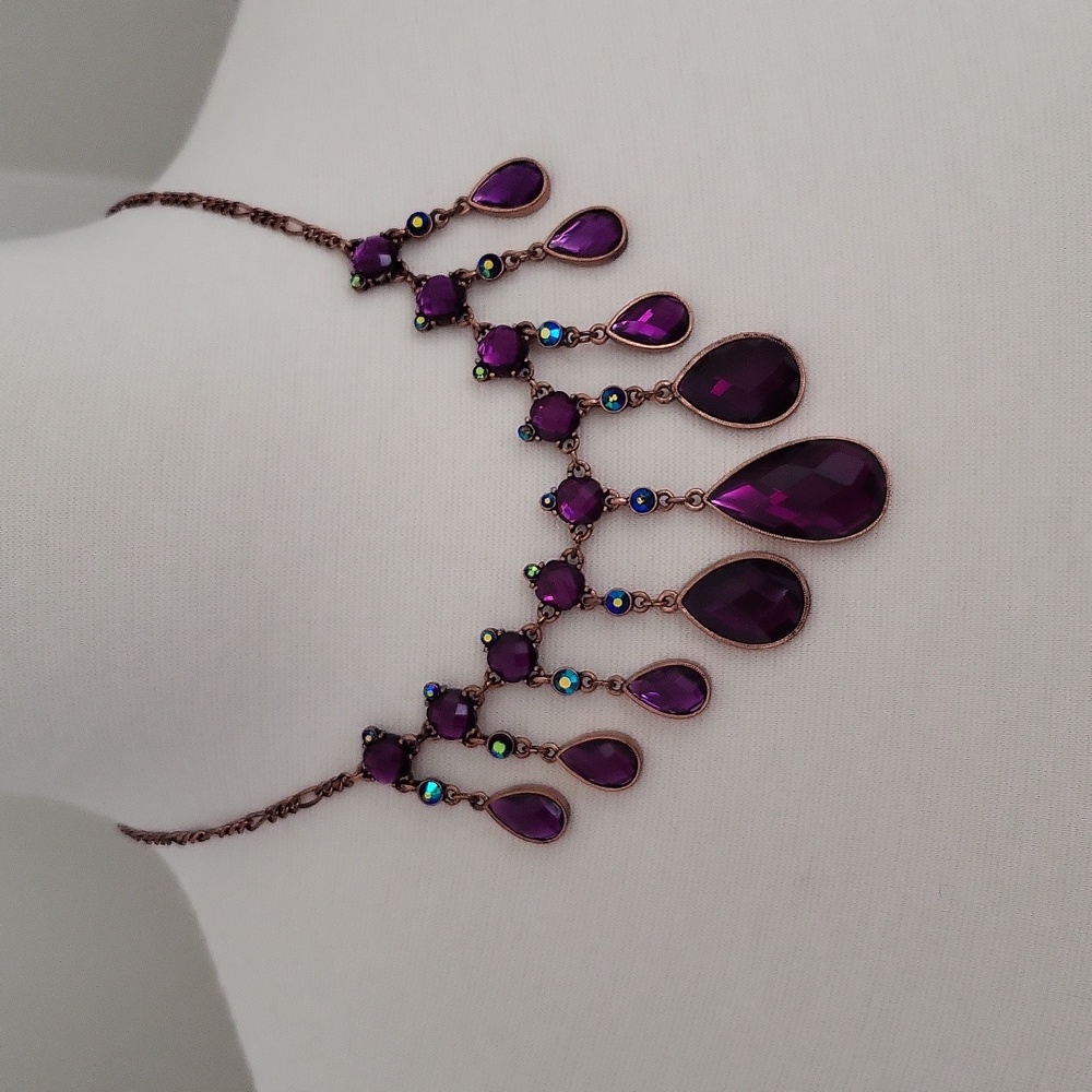 Reversible Bib Necklace - 2028 Jewelry